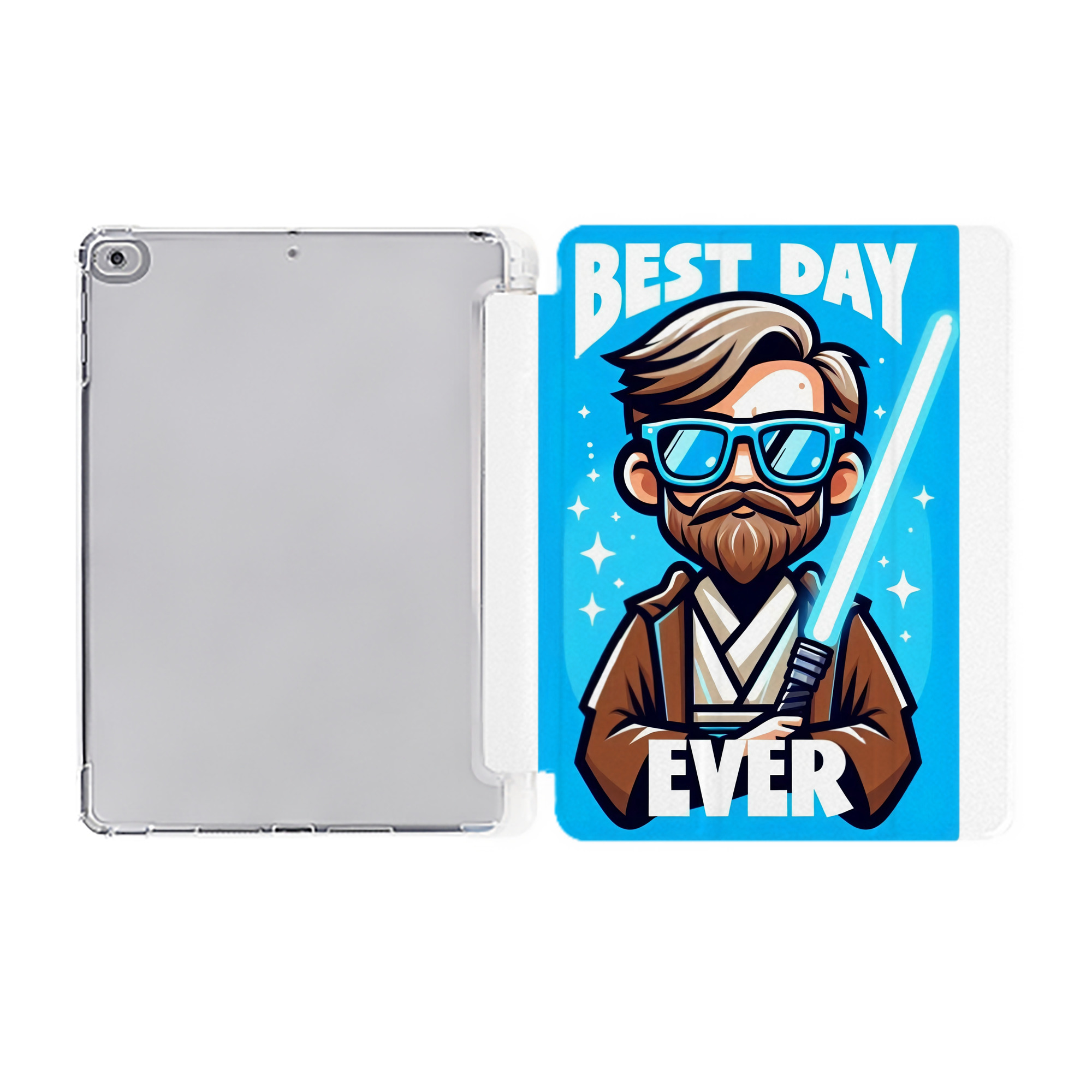 （画像用） スター・ウォーズ Star Wars IPad ケース ペン収納付き 三つ折りスタンド PUレザー×シリコン 対応機種9.5/10.5/10.9インチ